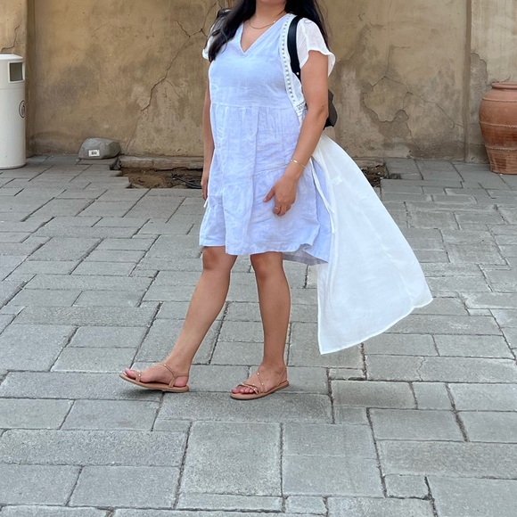 Blue & White Stripe Dress - Picture 5 of 5